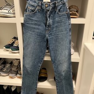 AGOLDE Pinch Waist High Rise Kick Jeans in Placebo Size 23